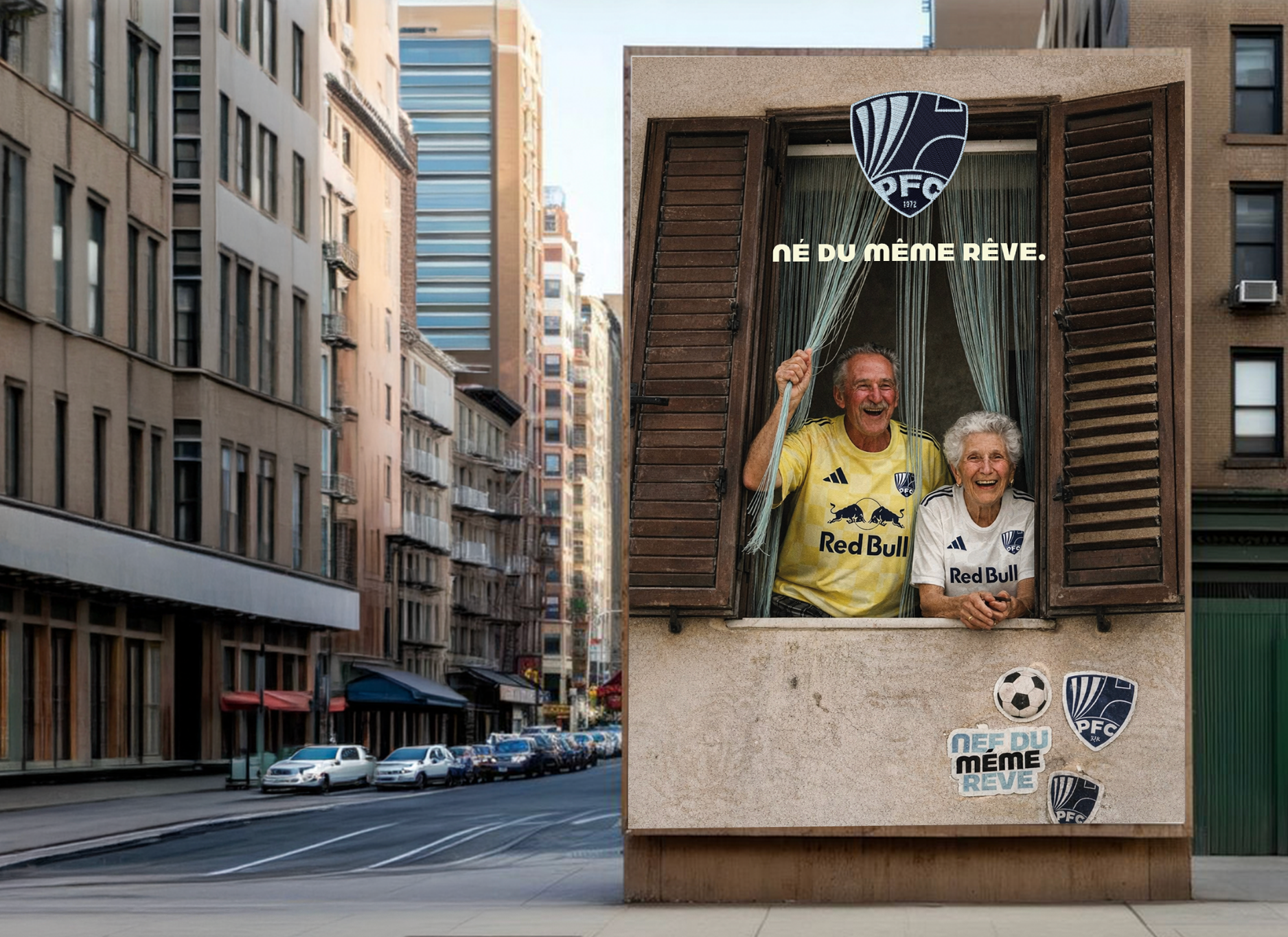 Affichage urbain Né du même rêve